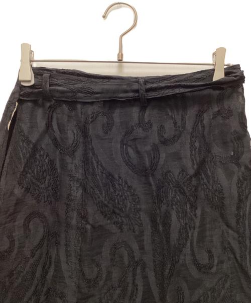 Needles（ニードルズ）Needles (ニードルズ) ペイズリ-ラップスカート ブラック サイズ:不明の古着・服飾アイテム