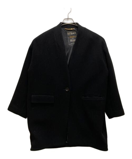 JOURNAL STANDARD（ジャーナルスタンダード）JOURNAL STANDARD (ジャーナルスタンダード) SUPER140S/GIOLICA コクーンコート ブラック サイズ:freeの古着・服飾アイテム