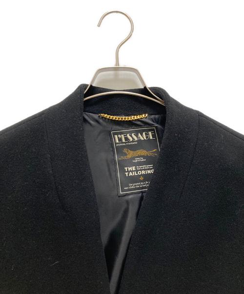 JOURNAL STANDARD（ジャーナルスタンダード）JOURNAL STANDARD (ジャーナルスタンダード) SUPER140S/GIOLICA コクーンコート ブラック サイズ:freeの古着・服飾アイテム