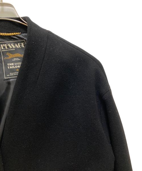 JOURNAL STANDARD（ジャーナルスタンダード）JOURNAL STANDARD (ジャーナルスタンダード) SUPER140S/GIOLICA コクーンコート ブラック サイズ:freeの古着・服飾アイテム
