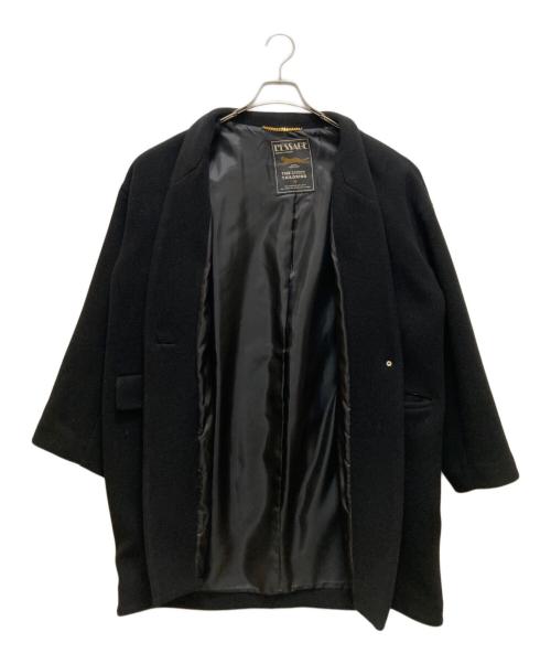 JOURNAL STANDARD（ジャーナルスタンダード）JOURNAL STANDARD (ジャーナルスタンダード) SUPER140S/GIOLICA コクーンコート ブラック サイズ:freeの古着・服飾アイテム