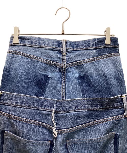 QUIITO（キイト）QUIITO (キイト) W WAIST DENIM PT インディゴ サイズ:40の古着・服飾アイテム
