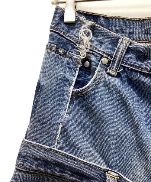 QUIITO（キイト）QUIITO (キイト) W WAIST DENIM PT インディゴ サイズ:40の古着・服飾アイテム