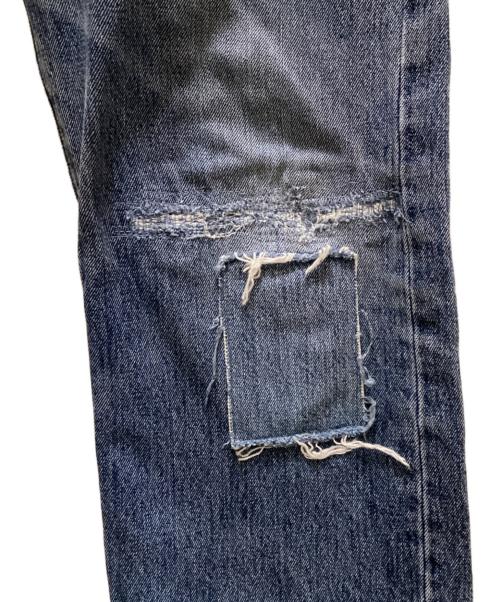 QUIITO（キイト）QUIITO (キイト) W WAIST DENIM PT インディゴ サイズ:40の古着・服飾アイテム