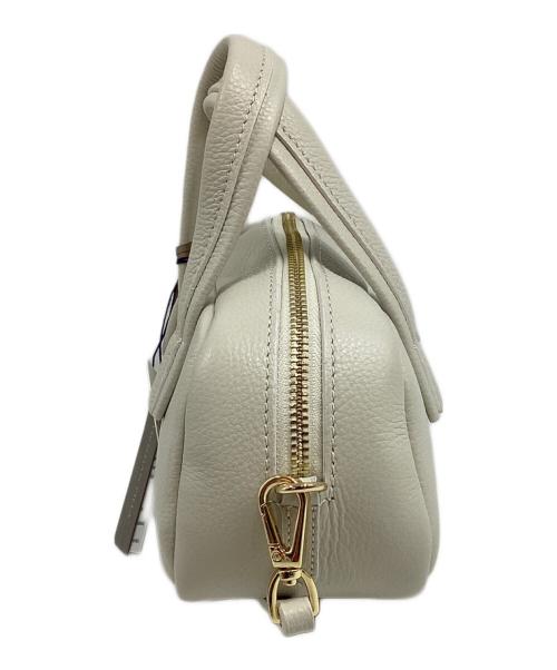 CHRISTIAN VILLA（クリスチャンヴィラ）CHRISTIAN VILLA (クリスチャンヴィラ) オーバルミニボストンバッグ ベージュの古着・服飾アイテム