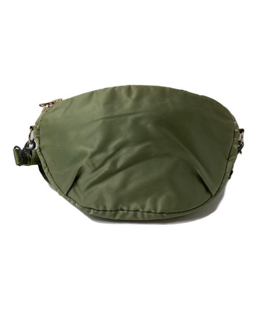 PORTER（ポーター）PORTER (ポーター) オーバル型ショルダーバッグ グリーンの古着・服飾アイテム