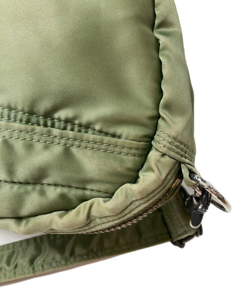 PORTER（ポーター）PORTER (ポーター) オーバル型ショルダーバッグ グリーンの古着・服飾アイテム