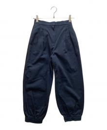 FENDI（フェンディ）の古着「コットン 裾ボタン付き ワイドパンツ」｜ブルー