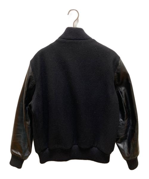 Schott（ショット）Schott (ショット) Dポケット バーシティジャケット ブラック サイズ:40の古着・服飾アイテム