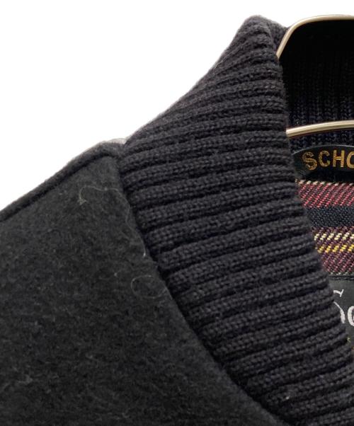 Schott（ショット）Schott (ショット) Dポケット バーシティジャケット ブラック サイズ:40の古着・服飾アイテム