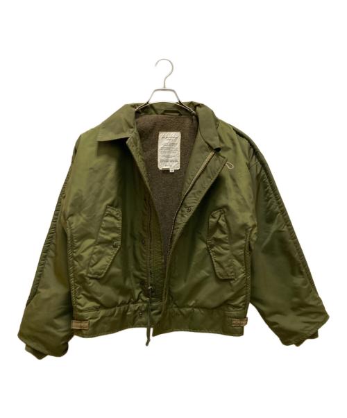 US ARMY（ユーエスアーミー）US ARMY (ユーエスアーミー) 80s フライトジャケット グリーン サイズ:４２の古着・服飾アイテム