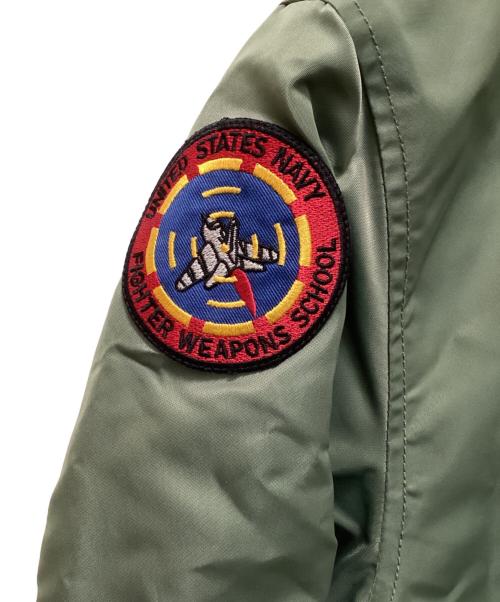 AVIREX（アヴィレックス）AVIREX (アヴィレックス) トップガン フライトジャケット グリーン サイズ:Mの古着・服飾アイテム
