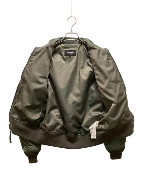 AVIREX（アヴィレックス）AVIREX (アヴィレックス) トップガン フライトジャケット グリーン サイズ:Mの古着・服飾アイテム