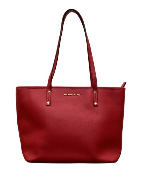 MICHAEL KORS（マイケル・コース）MICHAEL KORS (マイケル・コース) トートバッグ レッドの古着・服飾アイテム