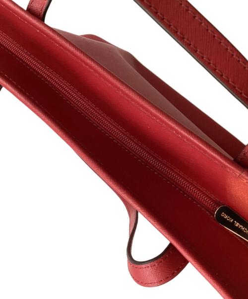 MICHAEL KORS（マイケル・コース）MICHAEL KORS (マイケル・コース) トートバッグ レッドの古着・服飾アイテム