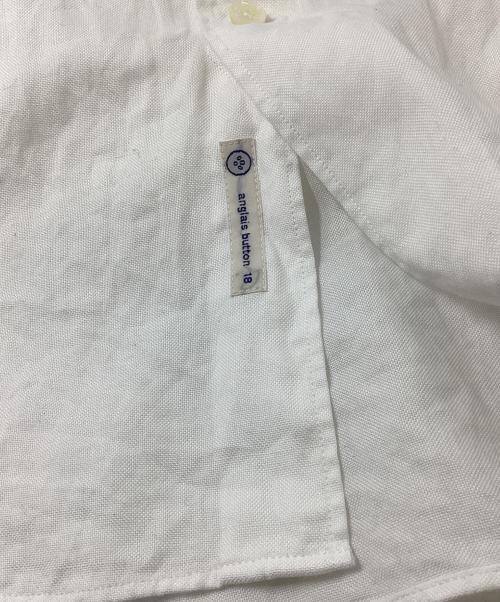 ANGLAIS（アングレー）ANGLAIS (アングレー) ホリゾンタルカラーシャツ ホワイト サイズ:Lの古着・服飾アイテム