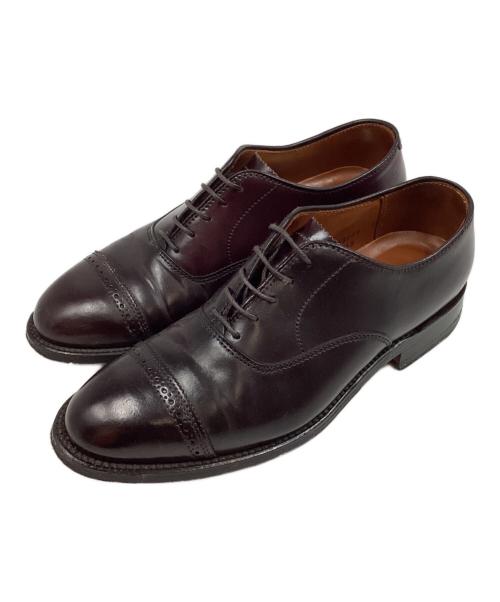 Alden（オールデン）Alden (オールデン) コードバン パンチドキャップ ブラウン サイズ:6の古着・服飾アイテム