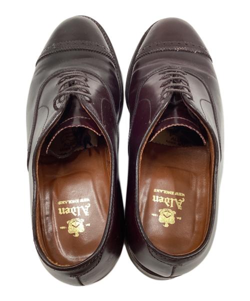 Alden（オールデン）Alden (オールデン) コードバン パンチドキャップ ブラウン サイズ:6の古着・服飾アイテム