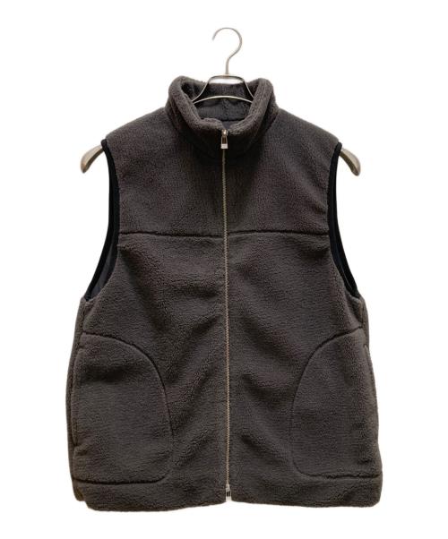 SLOBE IENA（スローブ イエナ）SLOBE IENA (スローブ イエナ) ボアスタンドベスト グレー サイズ:freeの古着・服飾アイテム