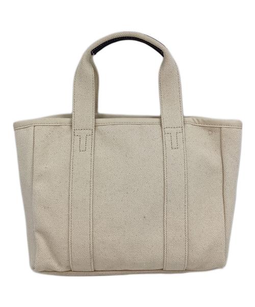 TORY BURCH（トリーバーチ）TORY BURCH (トリーバーチ) 2WAYキャンバスミニハンドバック ベージュの古着・服飾アイテム
