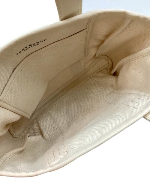 TORY BURCH（トリーバーチ）TORY BURCH (トリーバーチ) 2WAYキャンバスミニハンドバック ベージュの古着・服飾アイテム