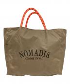 NOMADISノマディス）の古着「SAC2 WIDE ナイロン リバーシブル トートバッグ」｜ベージュ