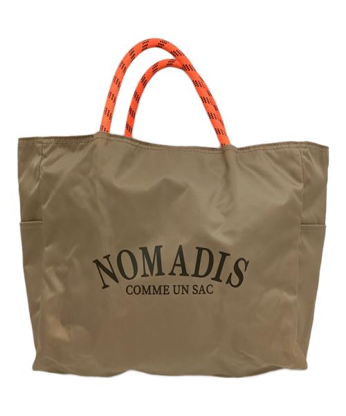 NOMADIS（ノマディス）NOMADIS (ノマディス) SAC2 WIDE ナイロン リバーシブル トートバッグ ベージュの古着・服飾アイテム