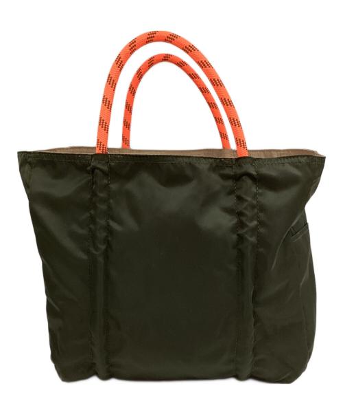 NOMADIS（ノマディス）NOMADIS (ノマディス) SAC2 WIDE ナイロン リバーシブル トートバッグ ベージュの古着・服飾アイテム