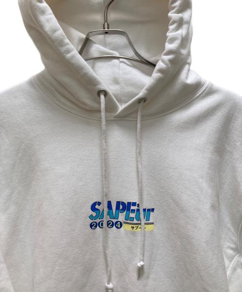 SAPEur（サプール）SAPEur (サプール) ロッドマン プルオーバーパーカー ホワイト サイズ:XLの古着・服飾アイテム