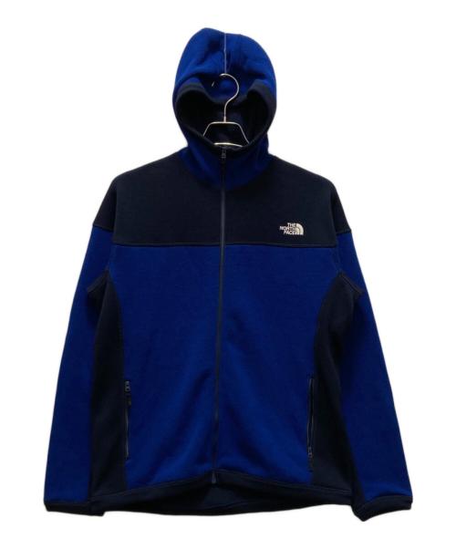 THE NORTH FACE（ザ ノース フェイス）THE NORTH FACE (ザ ノース フェイス) マウンテンテックセーターフーディ ネイビー×ブルー サイズ:XLの古着・服飾アイテム