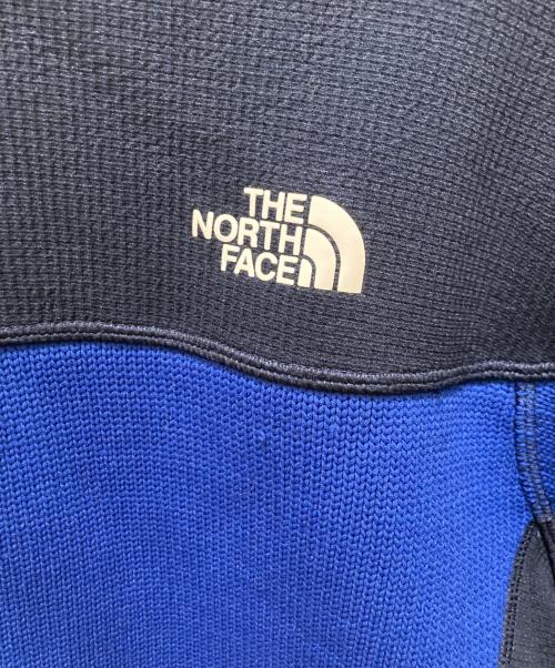 THE NORTH FACE（ザ ノース フェイス）THE NORTH FACE (ザ ノース フェイス) マウンテンテックセーターフーディ ネイビー×ブルー サイズ:XLの古着・服飾アイテム