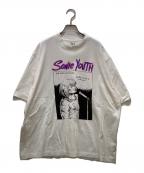 blurhms ROOTSTOCKブラームスルーツストック）の古着「エコープリントT ワイド」｜ホワイト