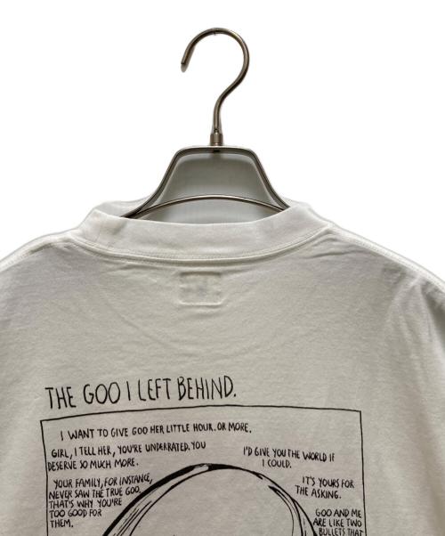 blurhms ROOTSTOCK（ブラームスルーツストック）blurhms ROOTSTOCK (ブラームスルーツストック) エコープリントT ワイド ホワイト サイズ:3 未使用品の古着・服飾アイテム