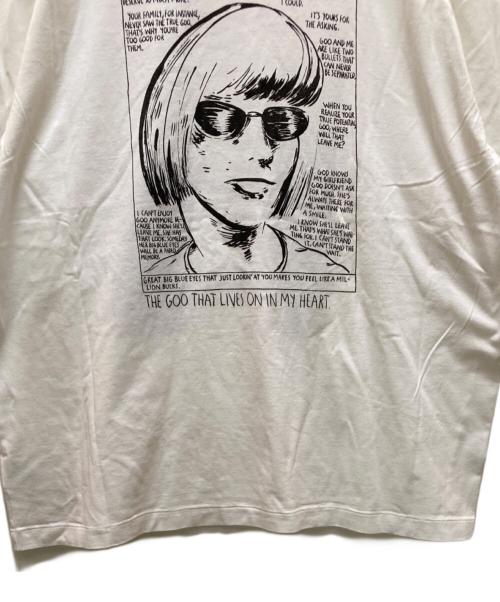 blurhms ROOTSTOCK（ブラームスルーツストック）blurhms ROOTSTOCK (ブラームスルーツストック) エコープリントT ワイド ホワイト サイズ:3 未使用品の古着・服飾アイテム