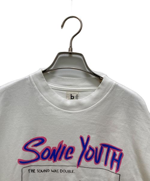 blurhms ROOTSTOCK（ブラームスルーツストック）blurhms ROOTSTOCK (ブラームスルーツストック) エコープリントT ワイド ホワイト サイズ:3 未使用品の古着・服飾アイテム