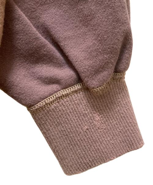 NEXUSVII（ネクサスセブン）NEXUSVII (ネクサスセブン) ラグラン ダメージ加工 スウエット ブラウン サイズ:Sの古着・服飾アイテム