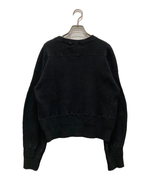 THE SHINZONE（ザ シンゾーン）THE SHINZONE (ザ シンゾーン) コットンミリタリーリブカーディガン ブラック サイズ:ＦＲＥＥ　　の古着・服飾アイテム