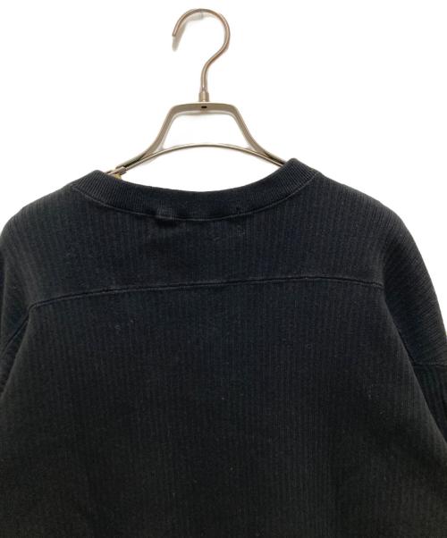 THE SHINZONE（ザ シンゾーン）THE SHINZONE (ザ シンゾーン) コットンミリタリーリブカーディガン ブラック サイズ:ＦＲＥＥ　　の古着・服飾アイテム