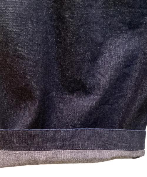 mizuiro-ind（ミズイロインド）mizuiro-ind (ミズイロインド) ワイドイージーデニムパンツ インディゴ サイズ:2の古着・服飾アイテム