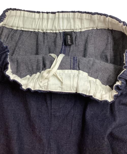mizuiro-ind（ミズイロインド）mizuiro-ind (ミズイロインド) ワイドイージーデニムパンツ インディゴ サイズ:2の古着・服飾アイテム
