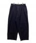 mizuiro-ind（ミズイロインド）の古着「ワイドイージーデニムパンツ」｜インディゴ