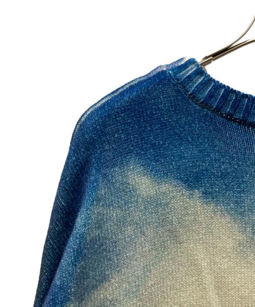 DAIRIKU（ダイリク）DAIRIKU (ダイリク) 18SS Photo Pullover Knit ブルー サイズ:Lの古着・服飾アイテム