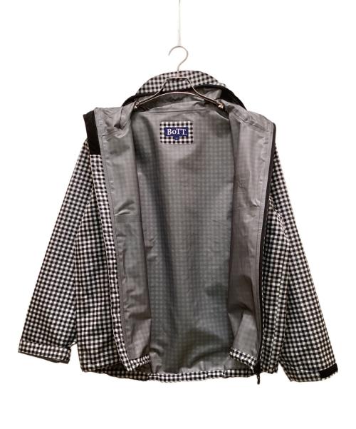 BoTT（ボット）BoTT (ボット) Gingham Shell Jacket ブラック サイズ:Ⅼの古着・服飾アイテム