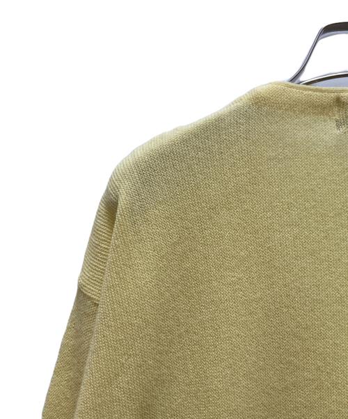 IZOD（アイゾッド）IZOD (アイゾッド) 80sアクリルニットカーディガン イエロー サイズ:XLの古着・服飾アイテム