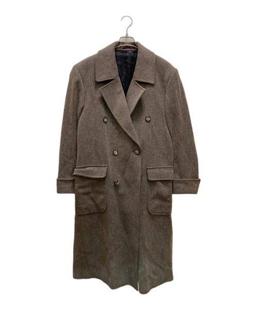 Paul Smith COLLECTION（ポールスミス コレクション）Paul Smith COLLECTION (ポールスミス コレクション) ダブルブレストウールコート グレー サイズ:Mの古着・服飾アイテム