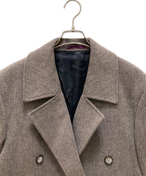 Paul Smith COLLECTION（ポールスミス コレクション）Paul Smith COLLECTION (ポールスミス コレクション) ダブルブレストウールコート グレー サイズ:Mの古着・服飾アイテム