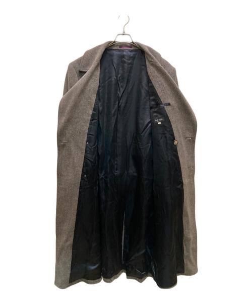 Paul Smith COLLECTION（ポールスミス コレクション）Paul Smith COLLECTION (ポールスミス コレクション) ダブルブレストウールコート グレー サイズ:Mの古着・服飾アイテム