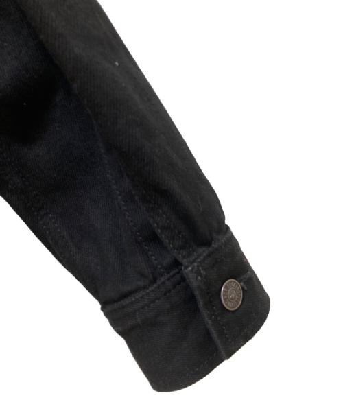 DIESEL（ディーゼル）DIESEL (ディーゼル) ウォッシュ加工 ロゴ刺繍 ブルゾン ブラック サイズ:Sの古着・服飾アイテム