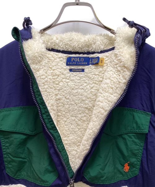 POLO RALPH LAUREN（ポロ・ラルフローレン）POLO RALPH LAUREN (ポロ・ラルフローレン) パフォーマンス レトロパイル ハーフジップ フリースジャケット ベージュ サイズ:Sの古着・服飾アイテム