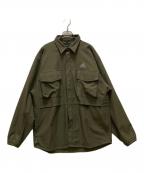adidasアディダス）の古着「シティエスケープルーズフィットシャツジャケット」｜グリーン
